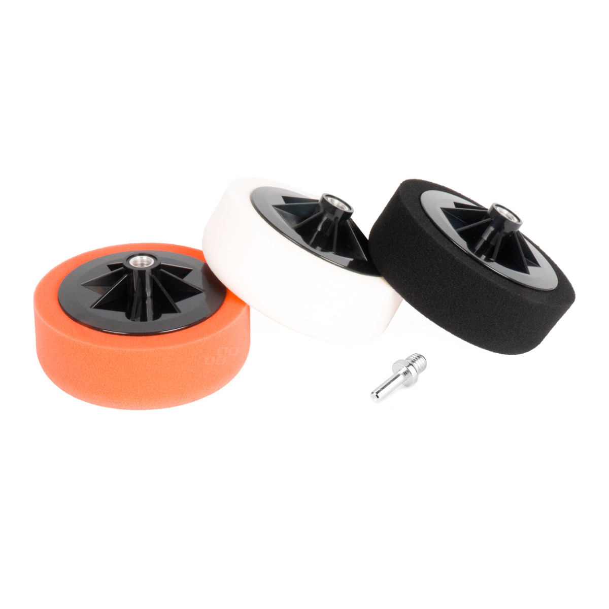 Polishing sponge set, 3 pcs. 150 mm with M14 adapter AMIO-03703