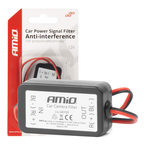 Car signal filter against interference 12V AMIO-04100