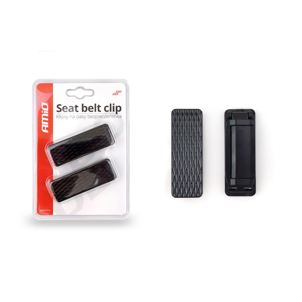 Car seat belt holder AMIO-02229