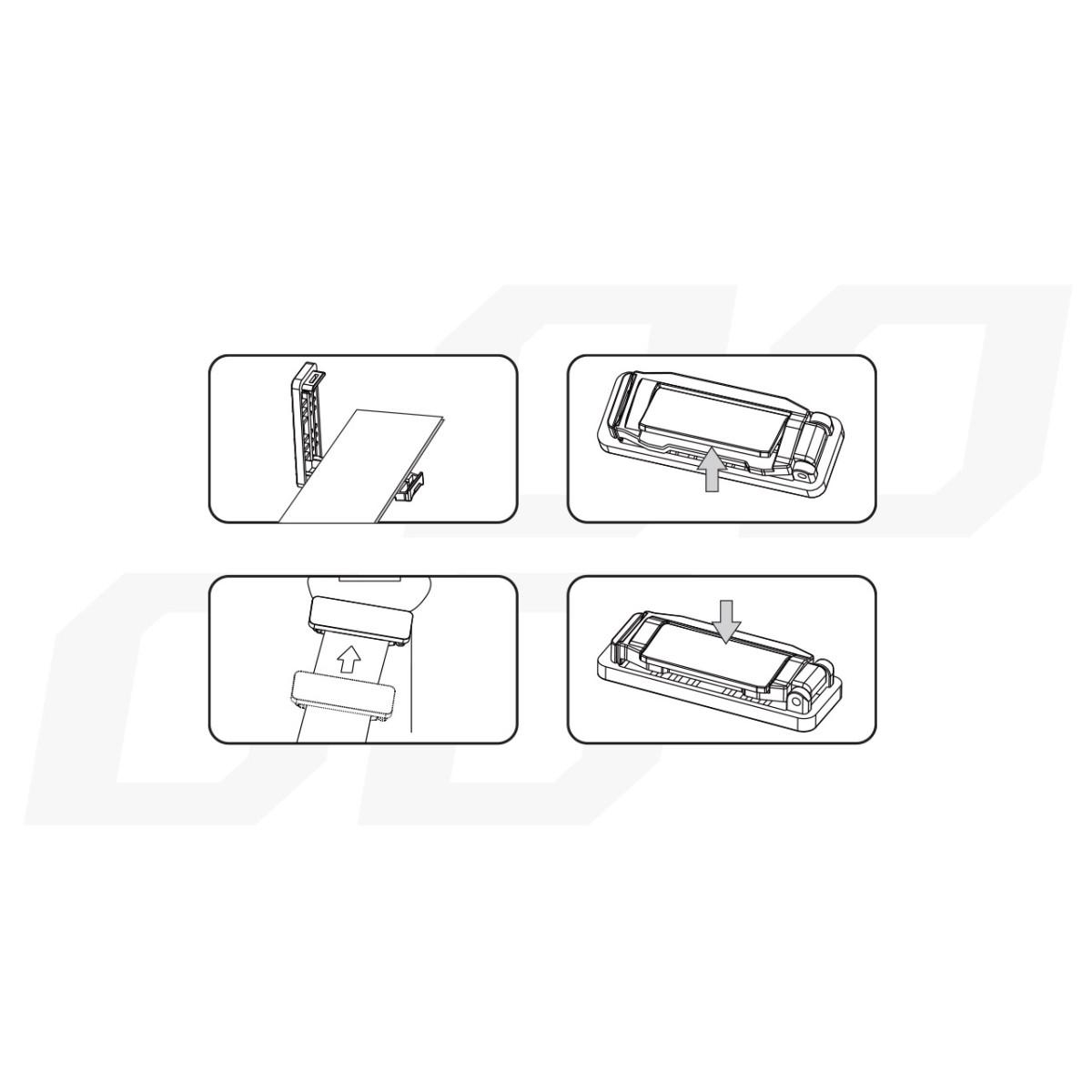 Car seat belt holder AMIO-02229