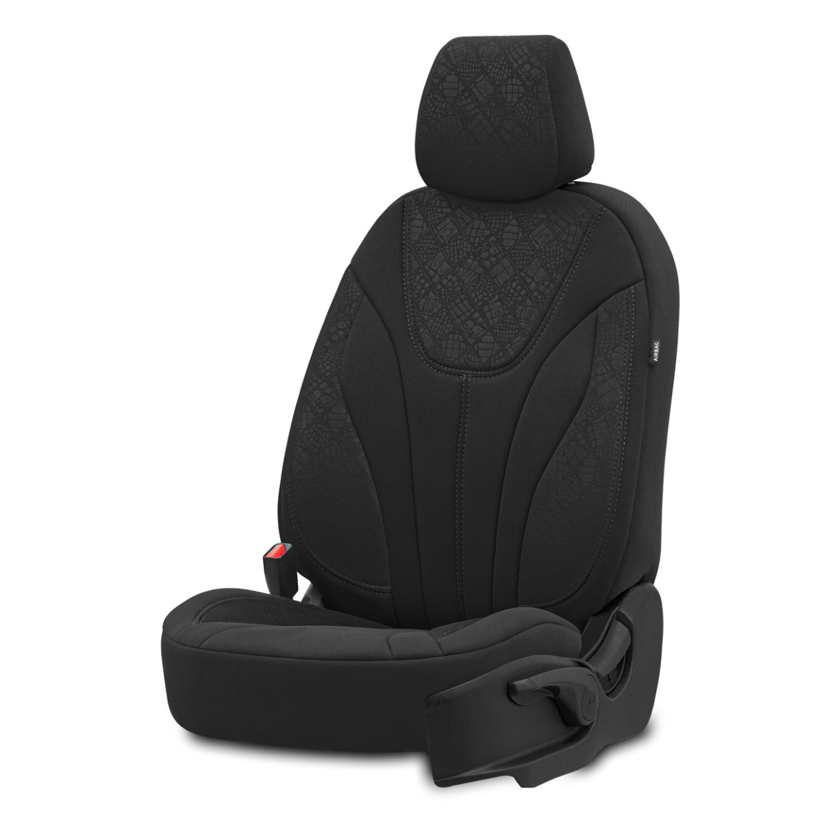 Universal seat covers OTOM, RUBY - black / gray 