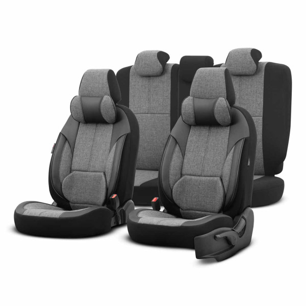 Universal seat covers OTOM, VOYAGER - dark gray