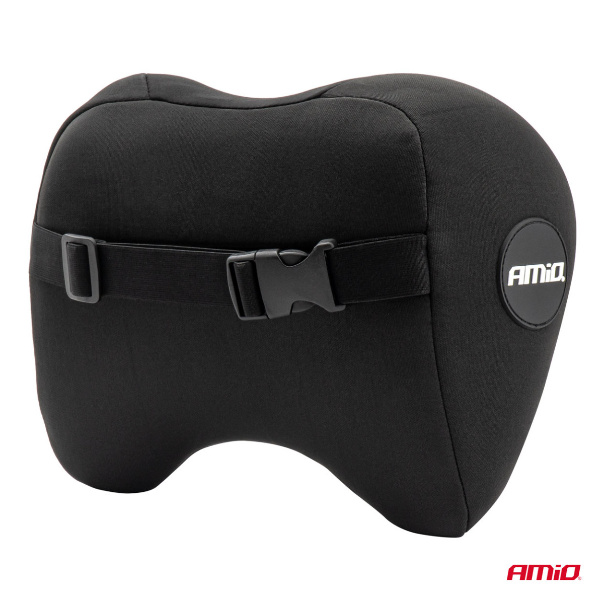 Car seat headrest pillow with MEMORY foam, black, CSH-05 AMIO-02961