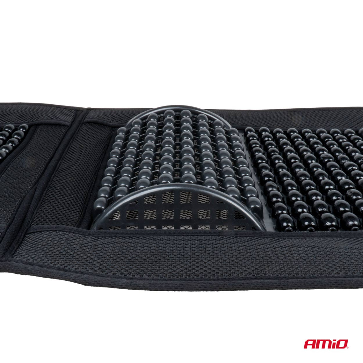 Car seat mat with beads 97 x 44 cm - black