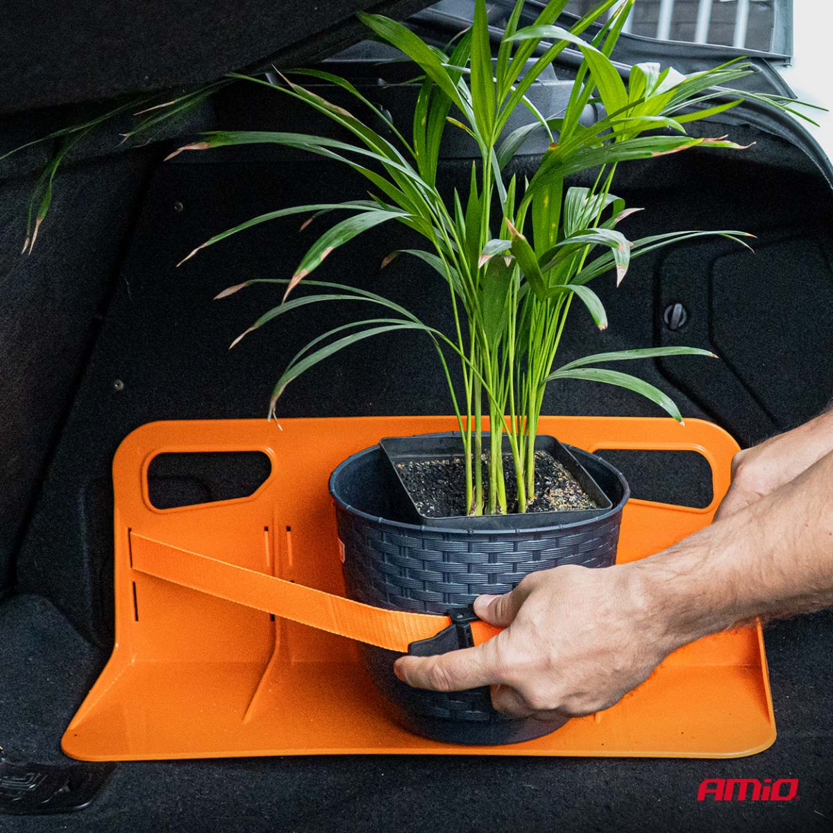 Additional trunk holder/organizer with stickers 46x19x14cm AMIO-04769