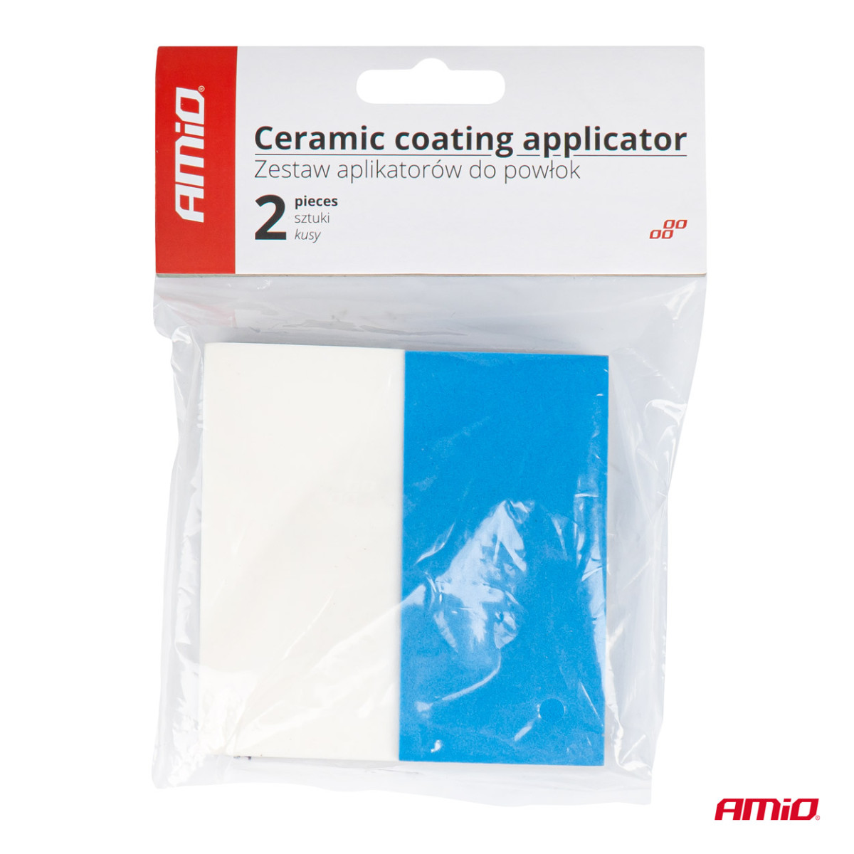 Applicator sponges for ceramic coatings, 2 pcs., AMIO-03714
