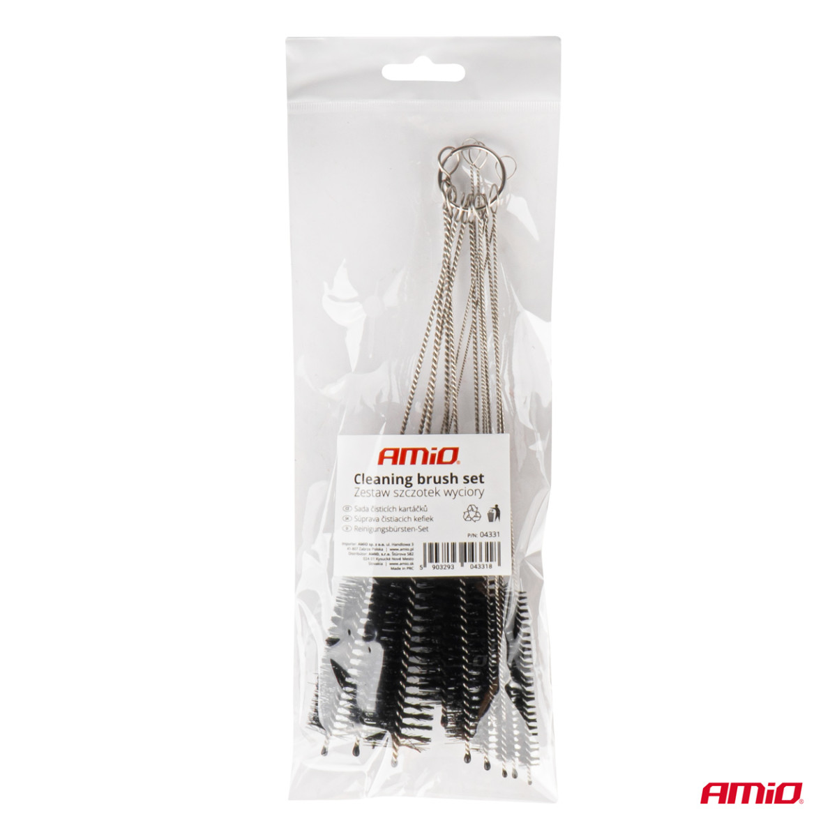 Cleaning brush set AMIO-04331