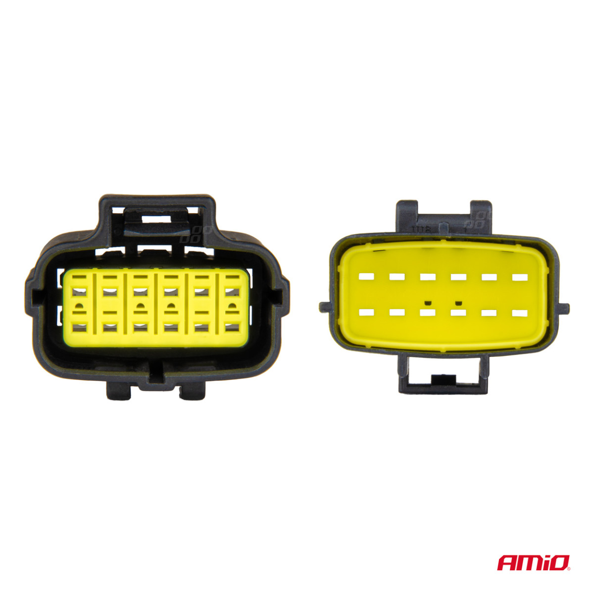 Waterproof 12-pin electrical connector, 2.2 mm AMIO-04352