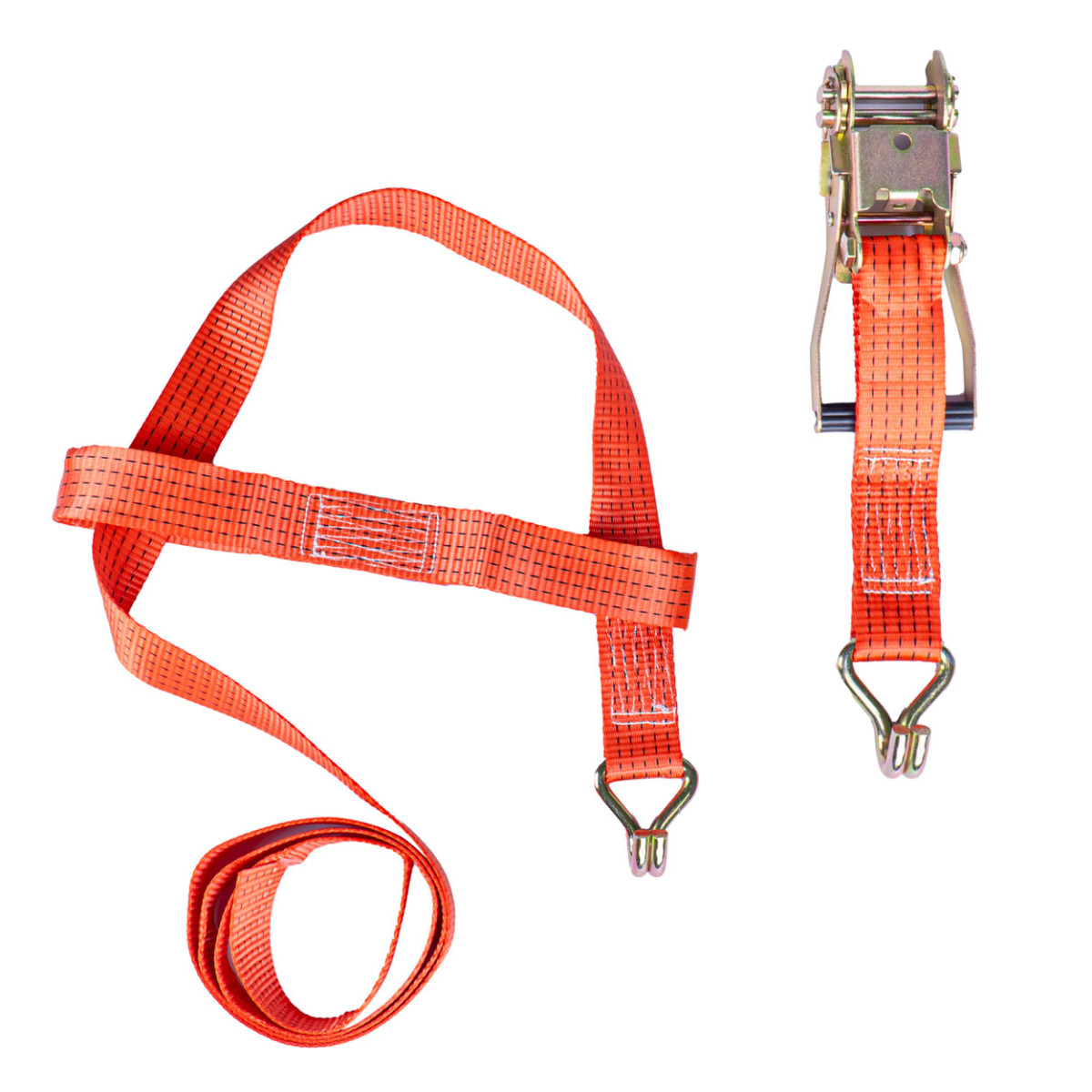 Cargo lashing strap with tensioner and support 5000 kg, 3 mx 50 mm, AMIO-03317