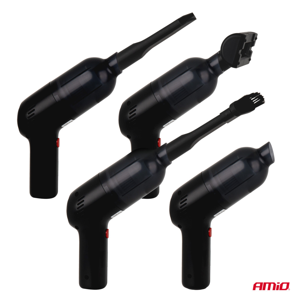 Cordless car vacuum cleaner 70 W, 11 kPa, USB-C, with HEPA filter, VC-08 AMIO-04416