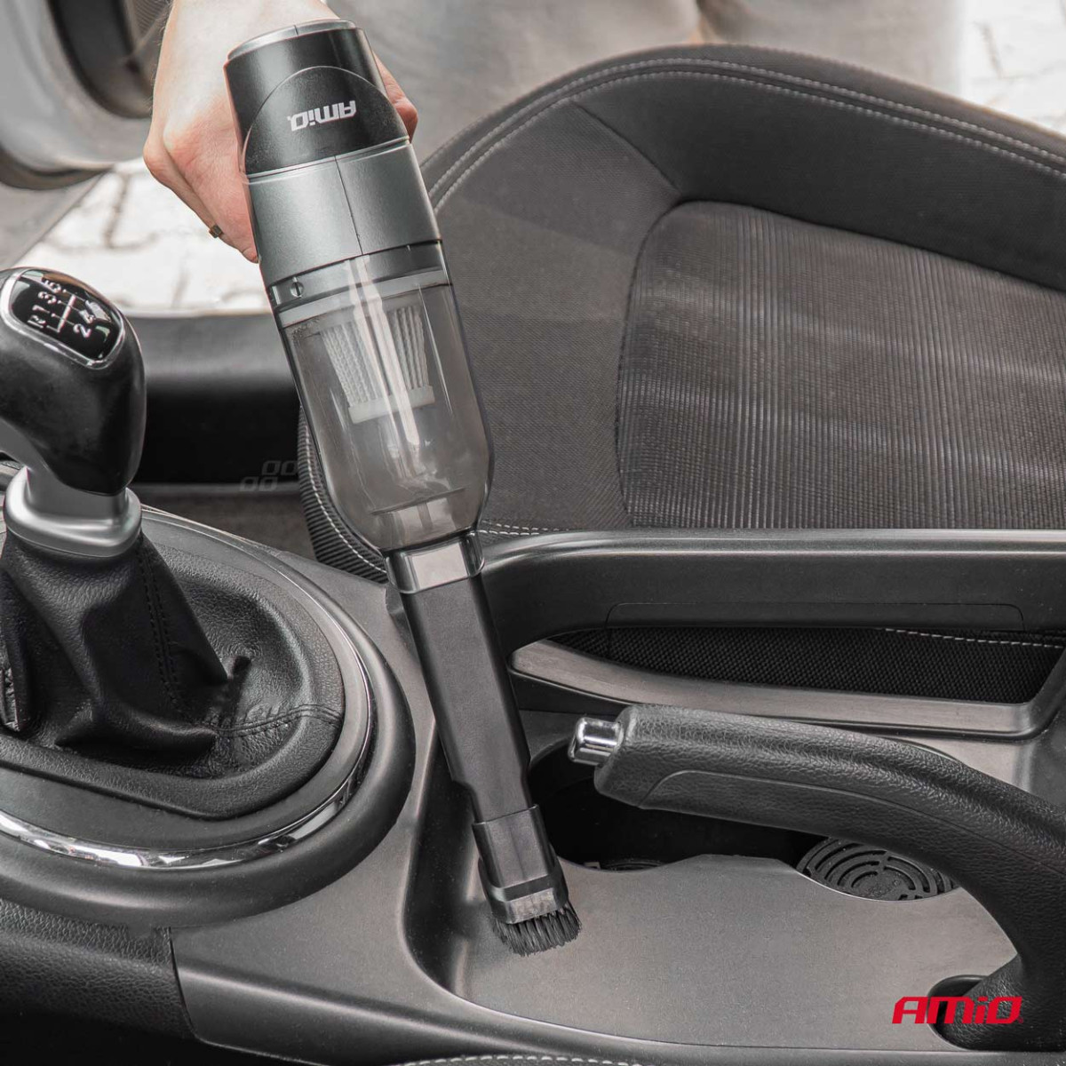 Cordless car vacuum cleaner 40 W, 4000 mAh, with HEPA filter, 4.5 kPa AMiO-03692