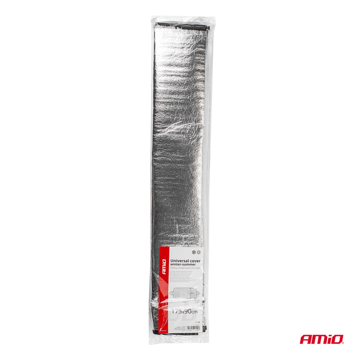 Universal windshield cover for summer/winter 175x90 cm AMIO-01390