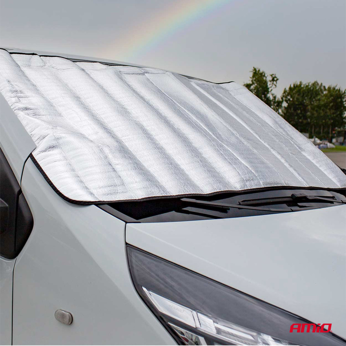 Universal windshield cover for summer/winter 200x100 cm AMIO-04881