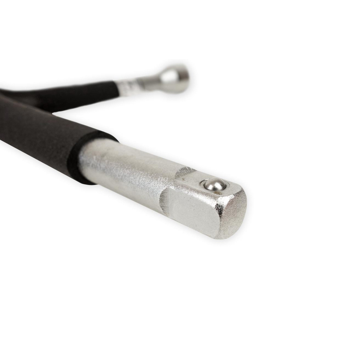 Cross-shaped wheel wrench 17–19–21 mm, 1/2", rubberized, AMIO-02402