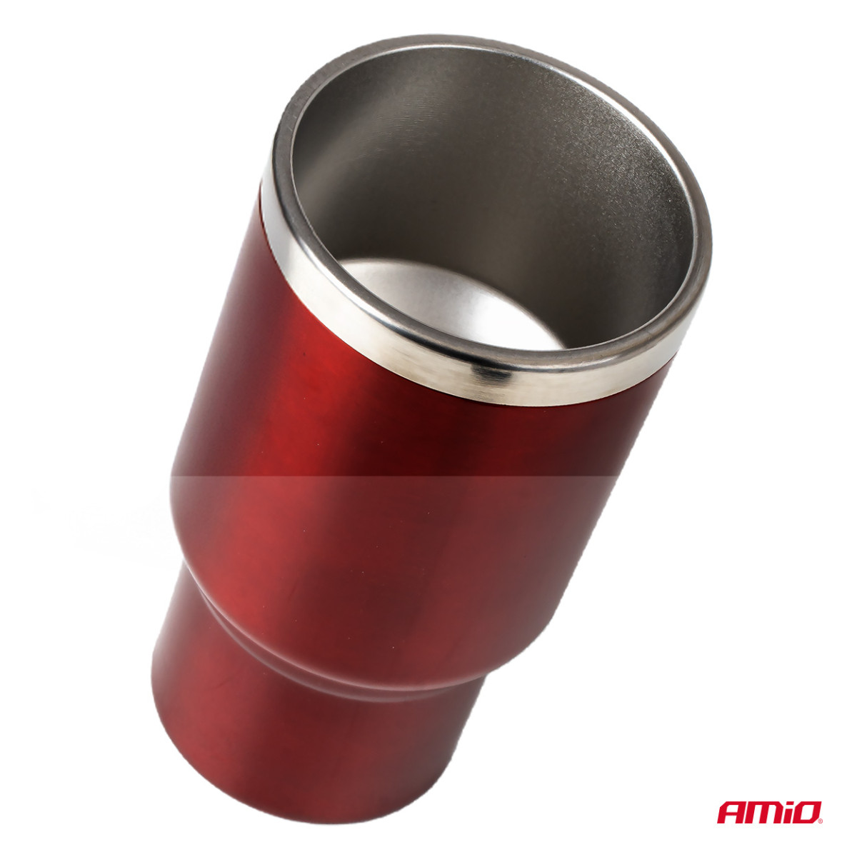 Car kettle-cup, 450 ml 12V, red, AMIO-02177