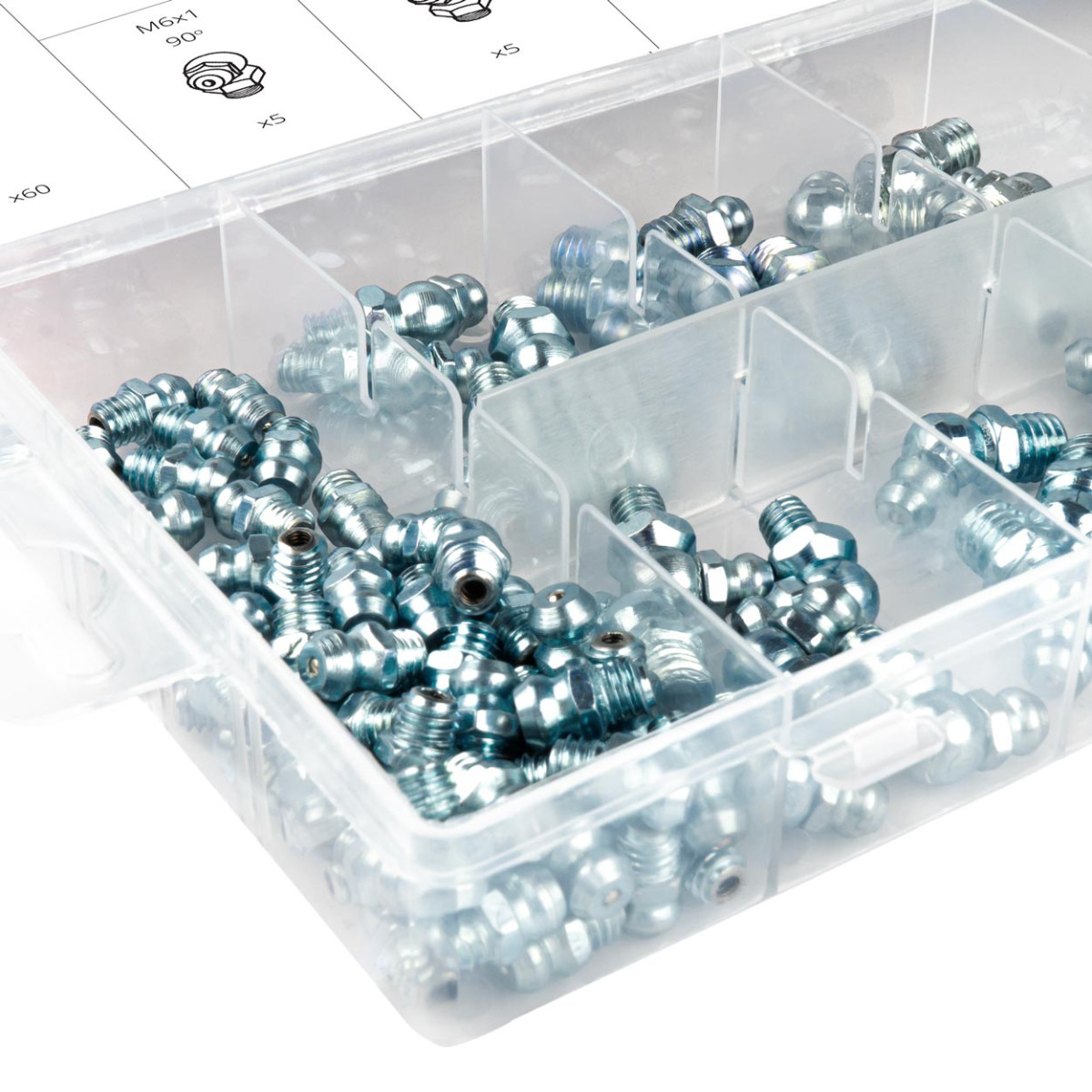 Lubrication point set, 110 pcs., AMIO-03142