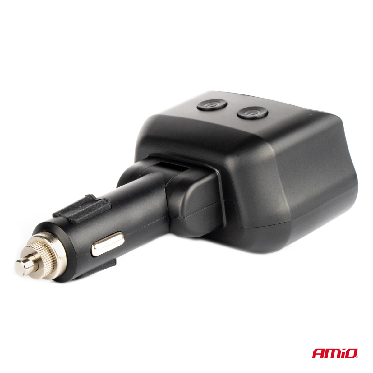 Double car power socket 2x USB + 1x USB-C 12/24V, max 200W, AMIO-04173