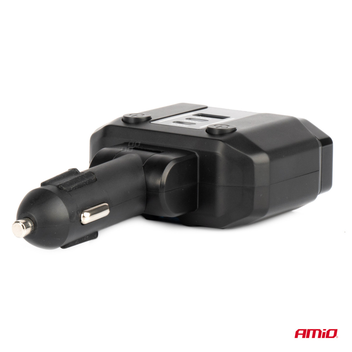 Dual car power socket PD30W PD20W QC3.0 12/24V, max 200W, AMIO-04174