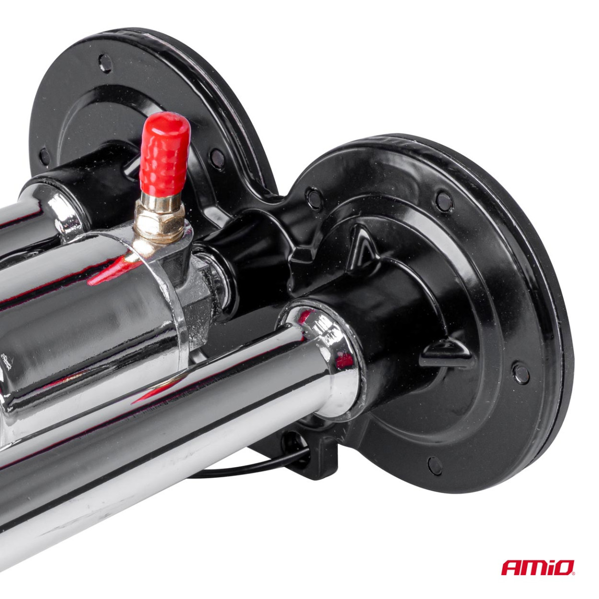 Double horn – 150 dB, chrome, 12-24V, AMIO-03617
