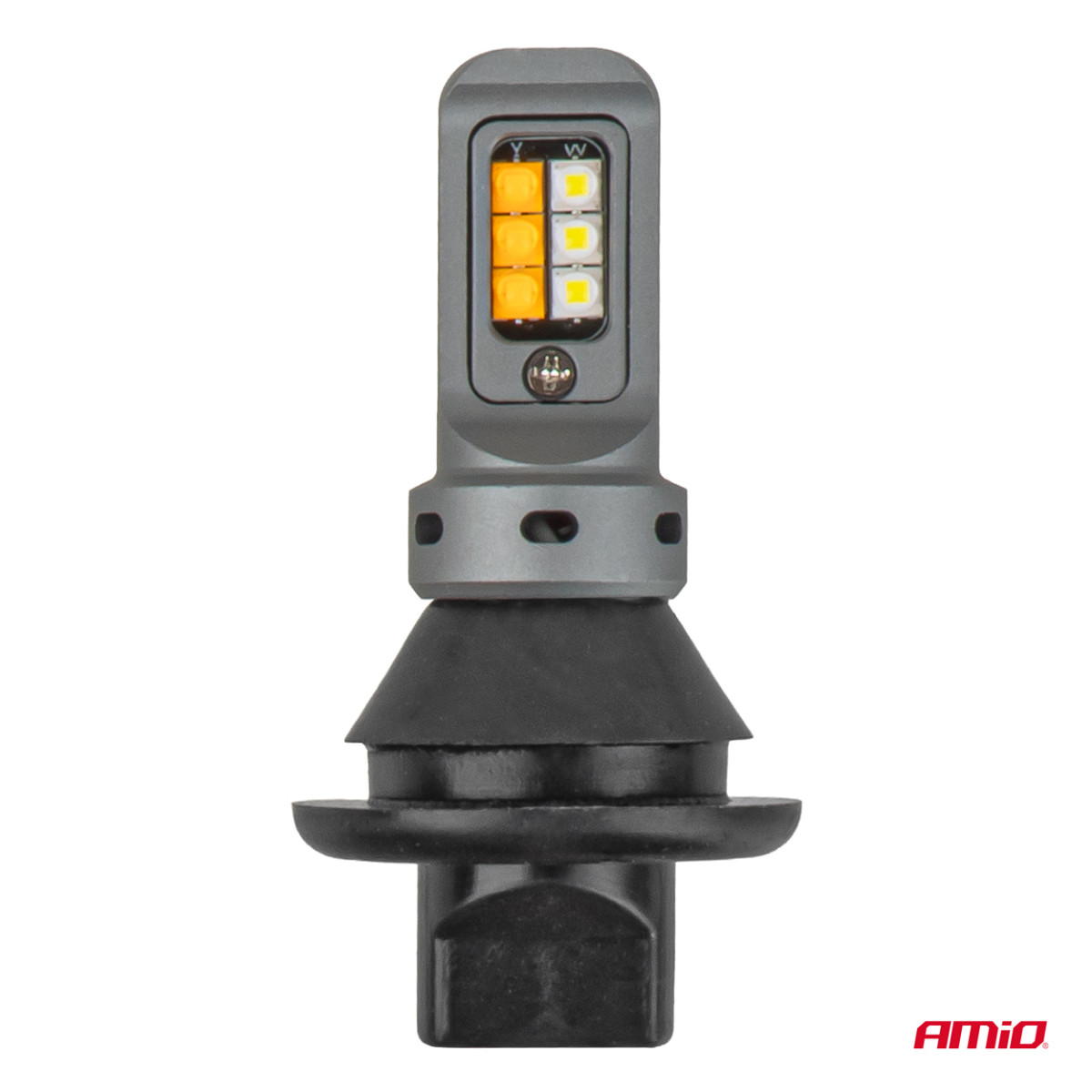 LED DRL daytime running lights and turn signals 2in1, 1156, CANBUS, 12/24 V, AMIO-05005