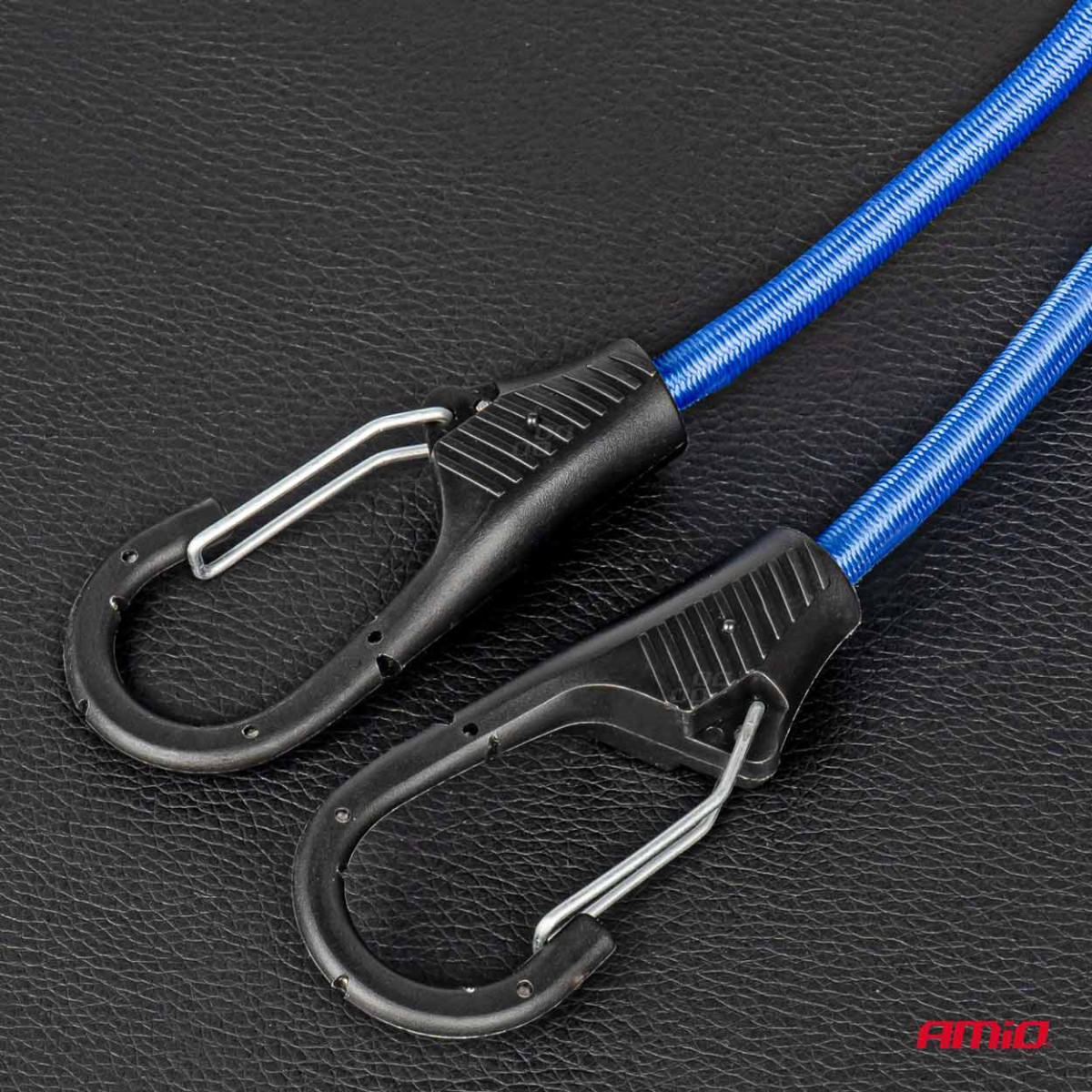 Elastic lashing rope with carabiners 60 cm × 8 mm, BSTRAP-19, AMIO-03372