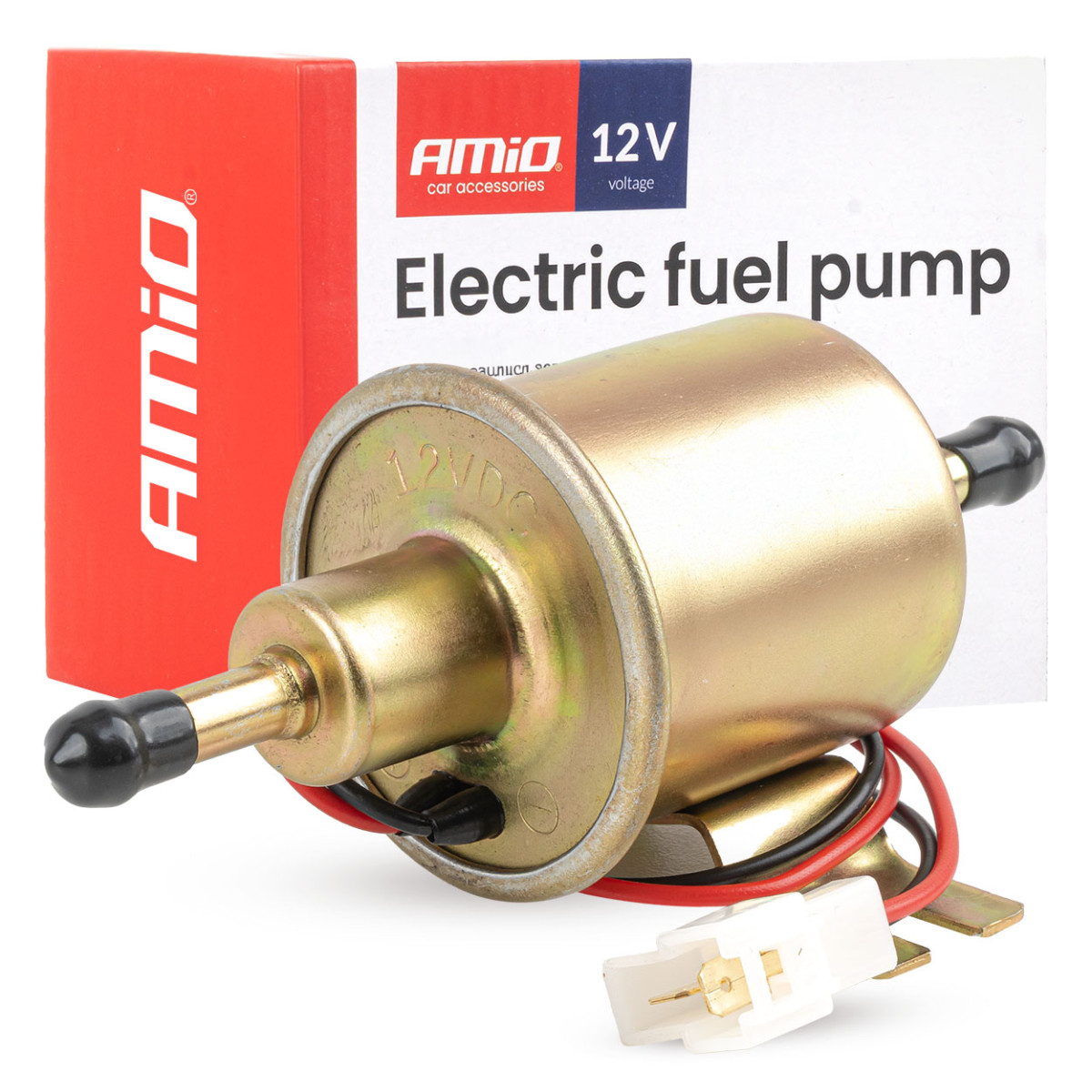 Electric fuel pump, 8 mm, 12 V AMIO-04924