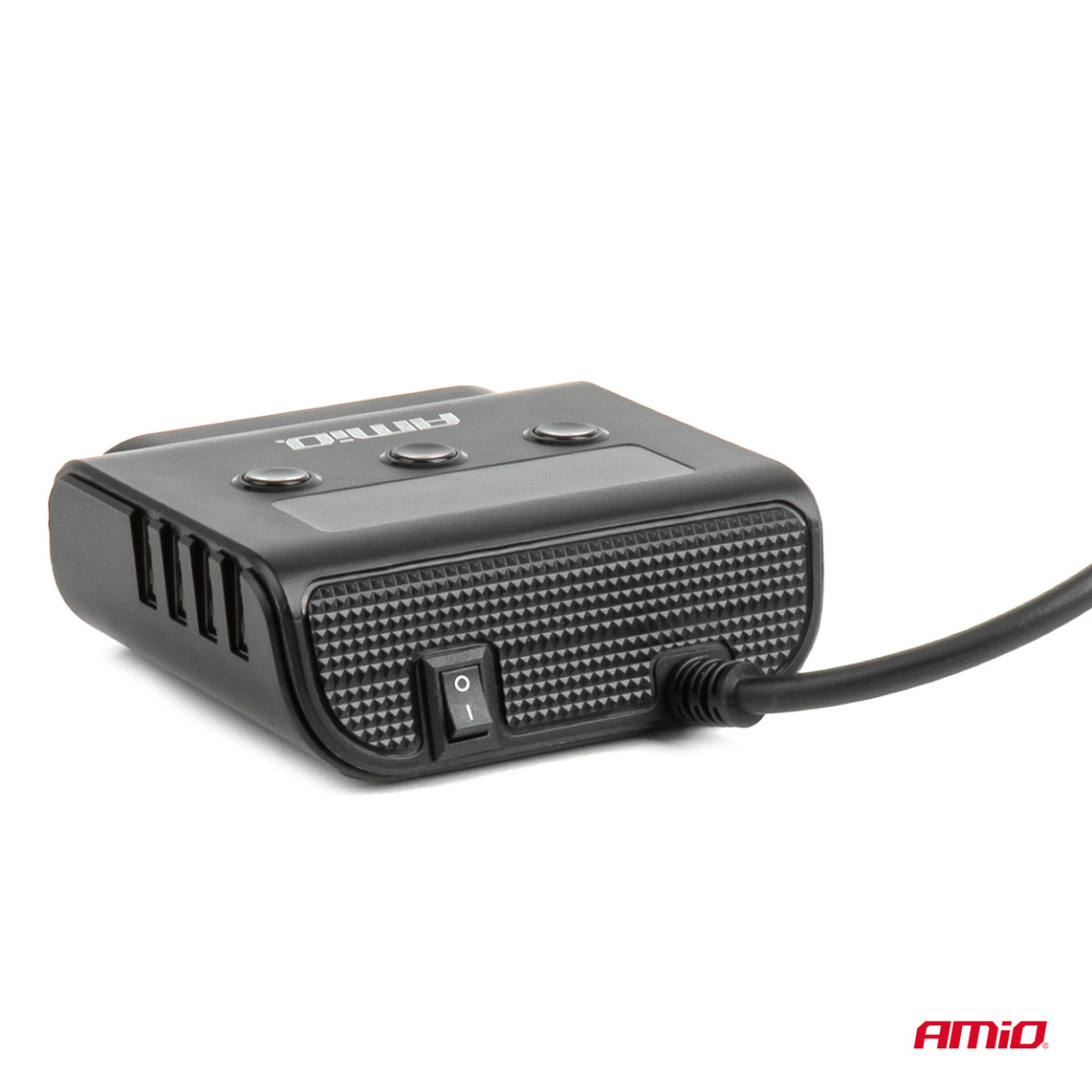 Socket splitter 12/24V with 4x USB-A QC3.0 PD3.0 180W AMIO-04835