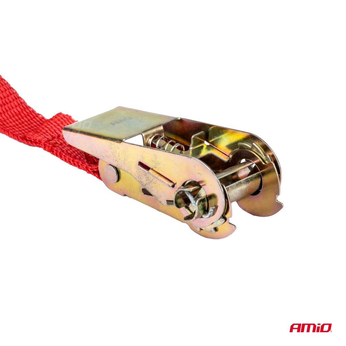 Cargo lashing belt with tensioner 350 kg, 5 mx 25 mm, BELT-01, AMIO-01723