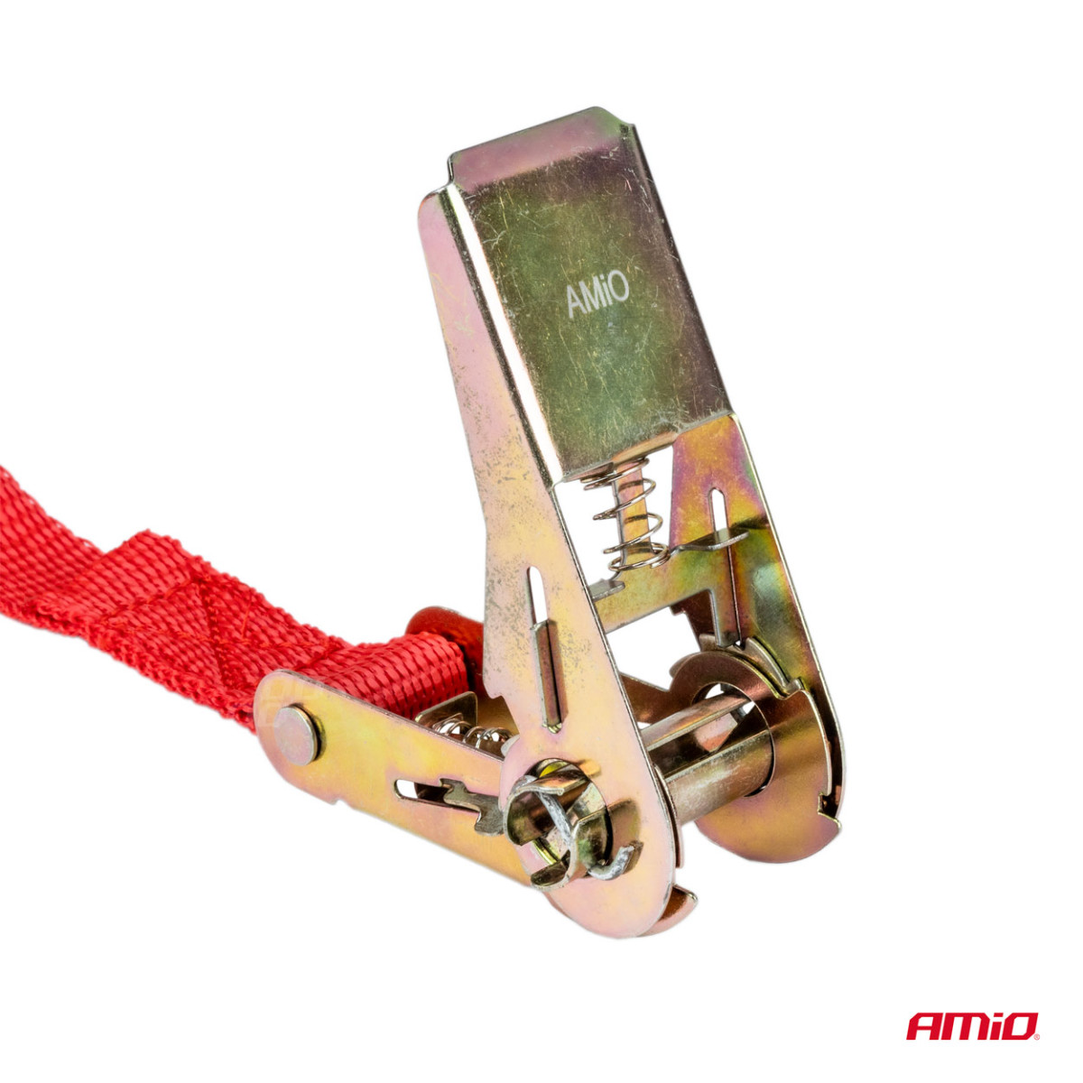 Cargo lashing belt with tensioner 500 kg, 5 mx 25 mm, BELT-02, AMIO-01724 