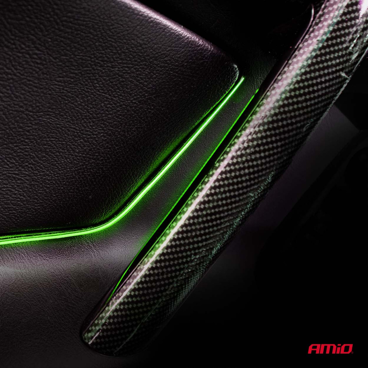 Flexible side COB LED strips 2x30 cm 12V, green