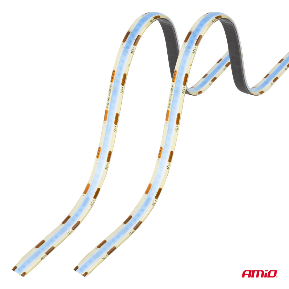 Flexible COB LED strips 2x30 cm 12V, blue