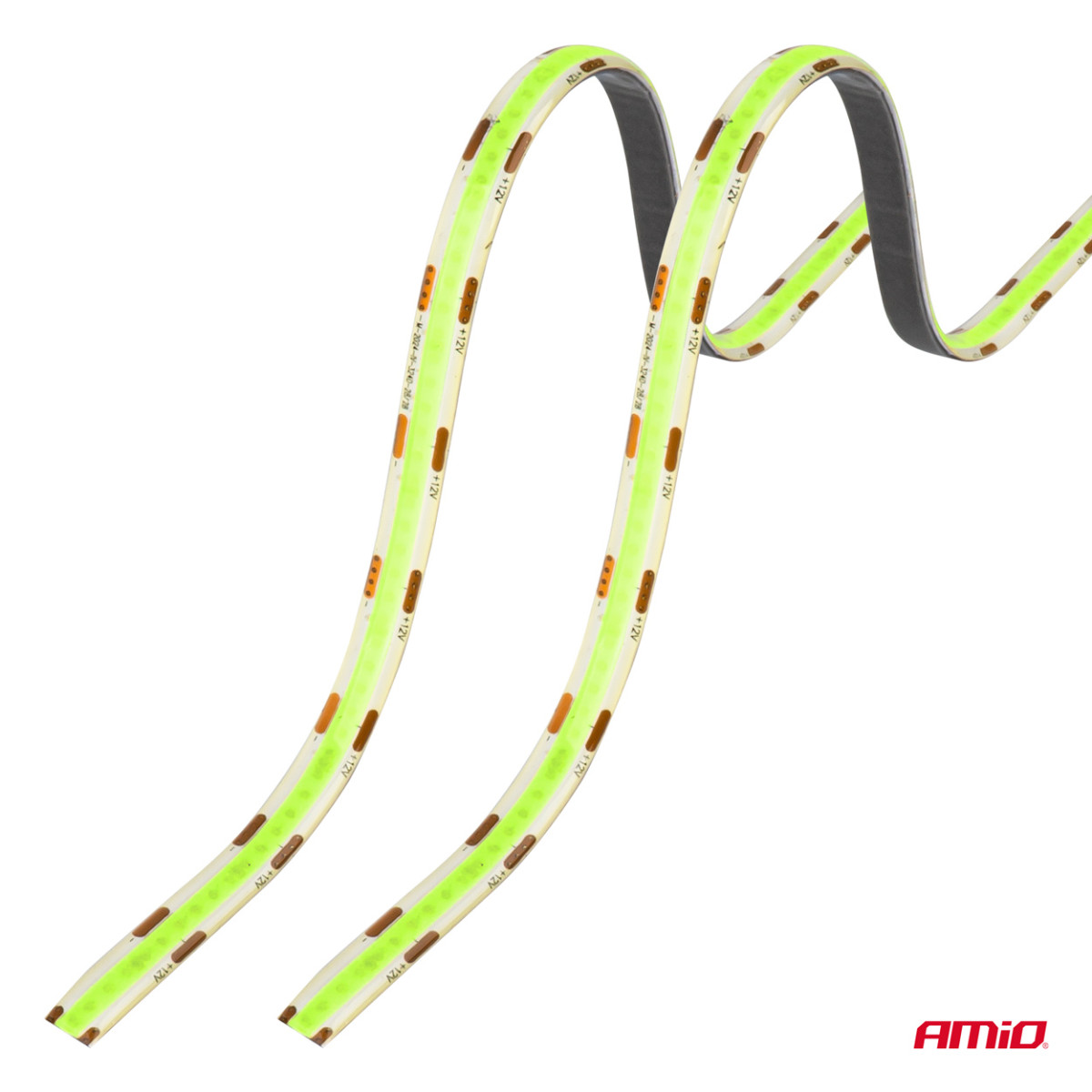 Flexible COB LED strips 2x30 cm 12V, green