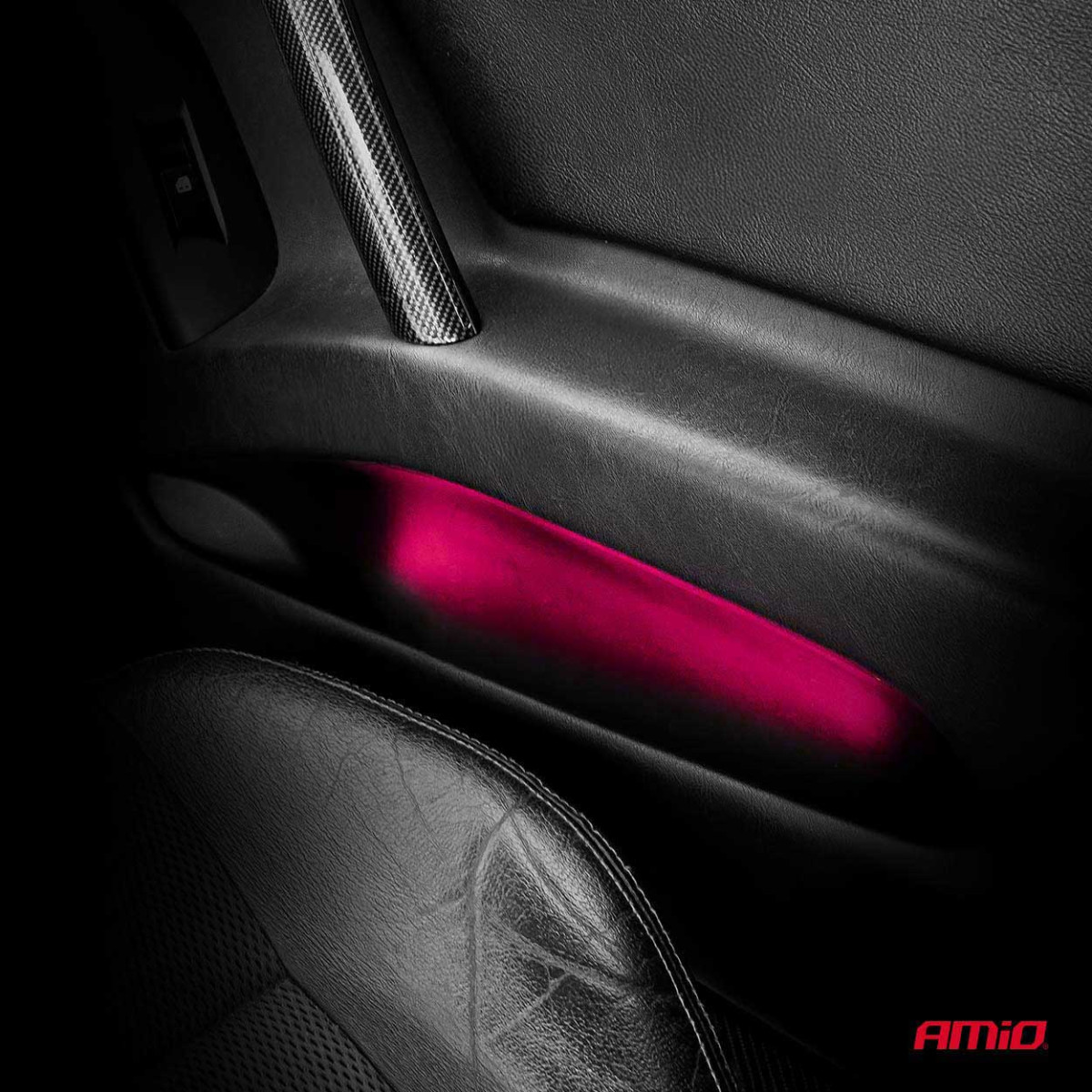 Flexible COB LED strips 2x30 cm 12V, pink