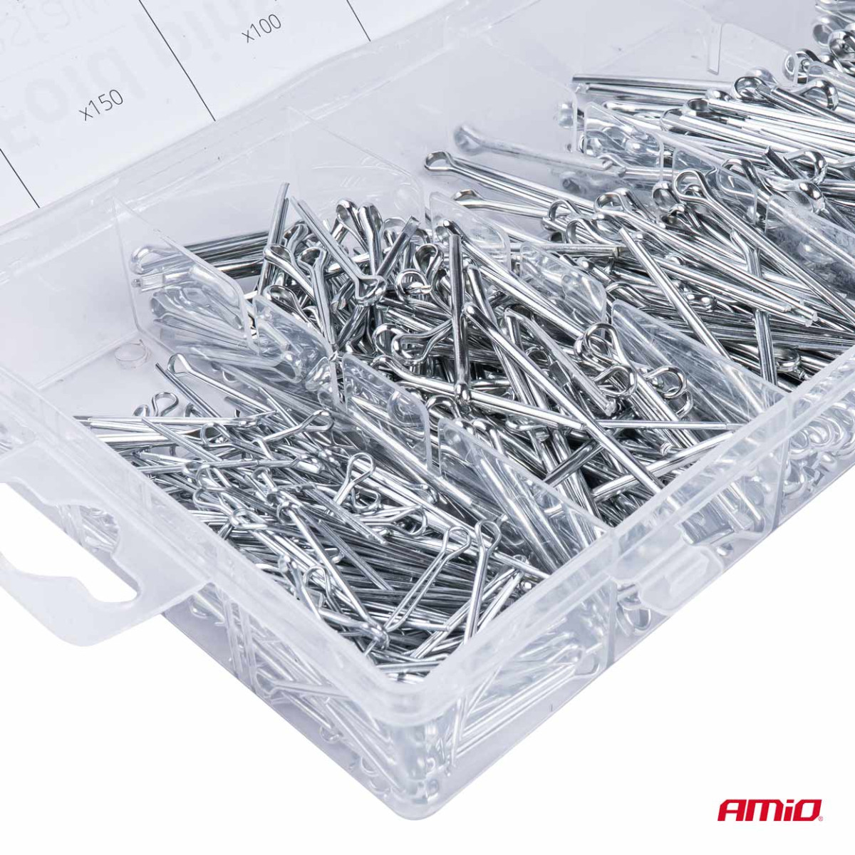 Set of locking pins, 555 pcs., AMIO-03141
