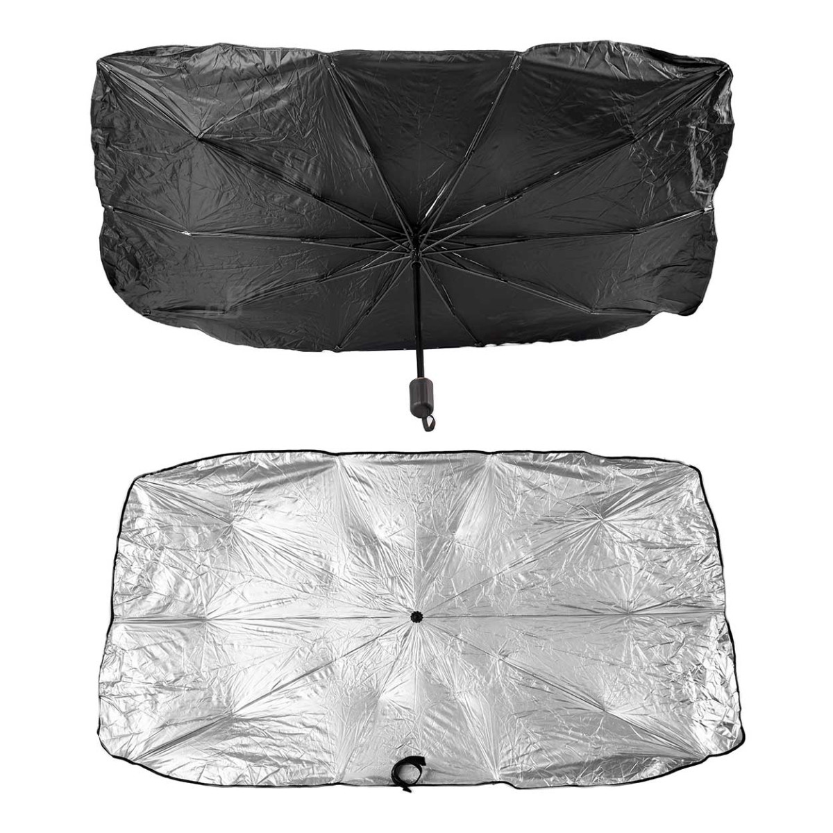Foldable windshield sun protection - umbrella 140x79 cm AMIO-02906