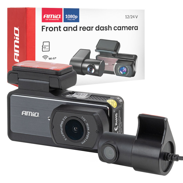 Car DVR 1K WLAN Wi-Fi Full HD 256 GB AMIO-04799