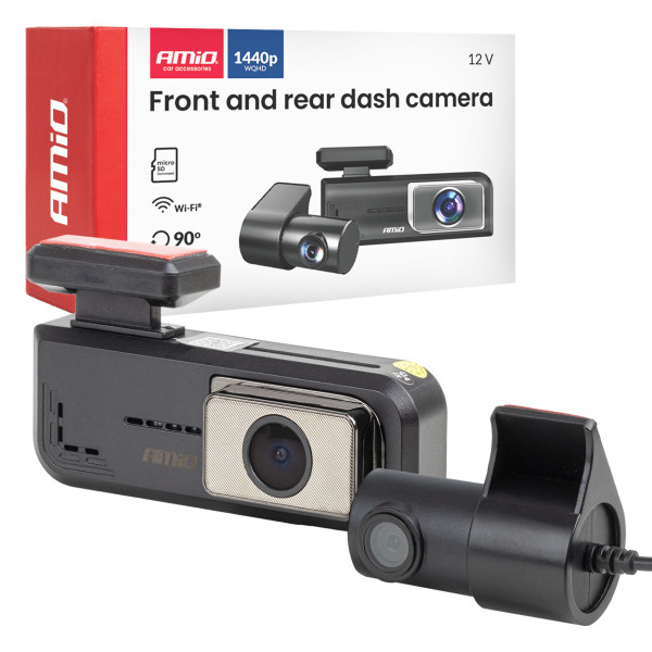 Car DVR 2K + 1K WLAN Wi-Fi 512 GB AMIO-04800