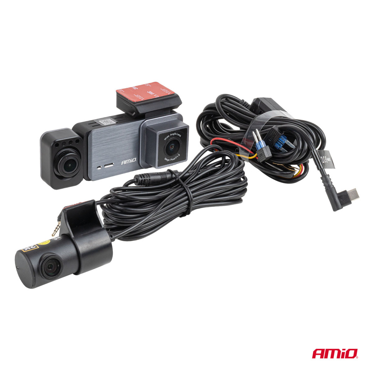 Car video recorder 4K + 1K + 2K WLAN Wi-Fi UHD 512 GB AMIO-04802.