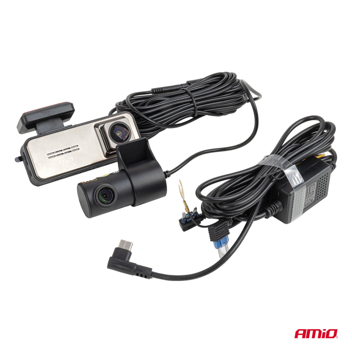 Car DVR 4K + 2K WLAN Wi-Fi UHD 512 GB AMIO-04801