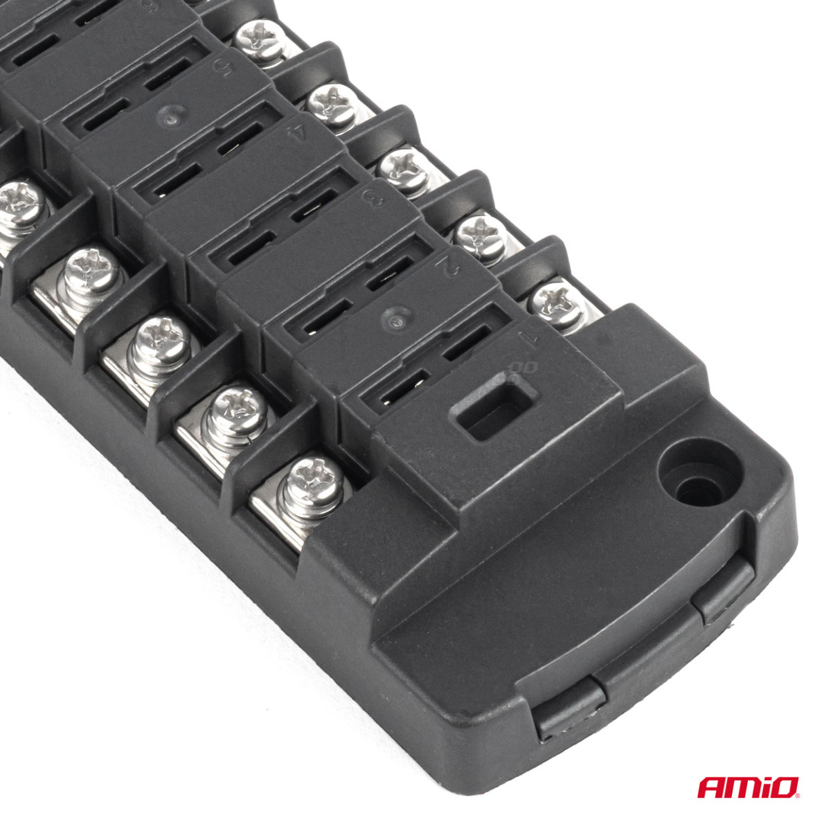 Fuse box, 6-slot with screw terminals AMIO-03836