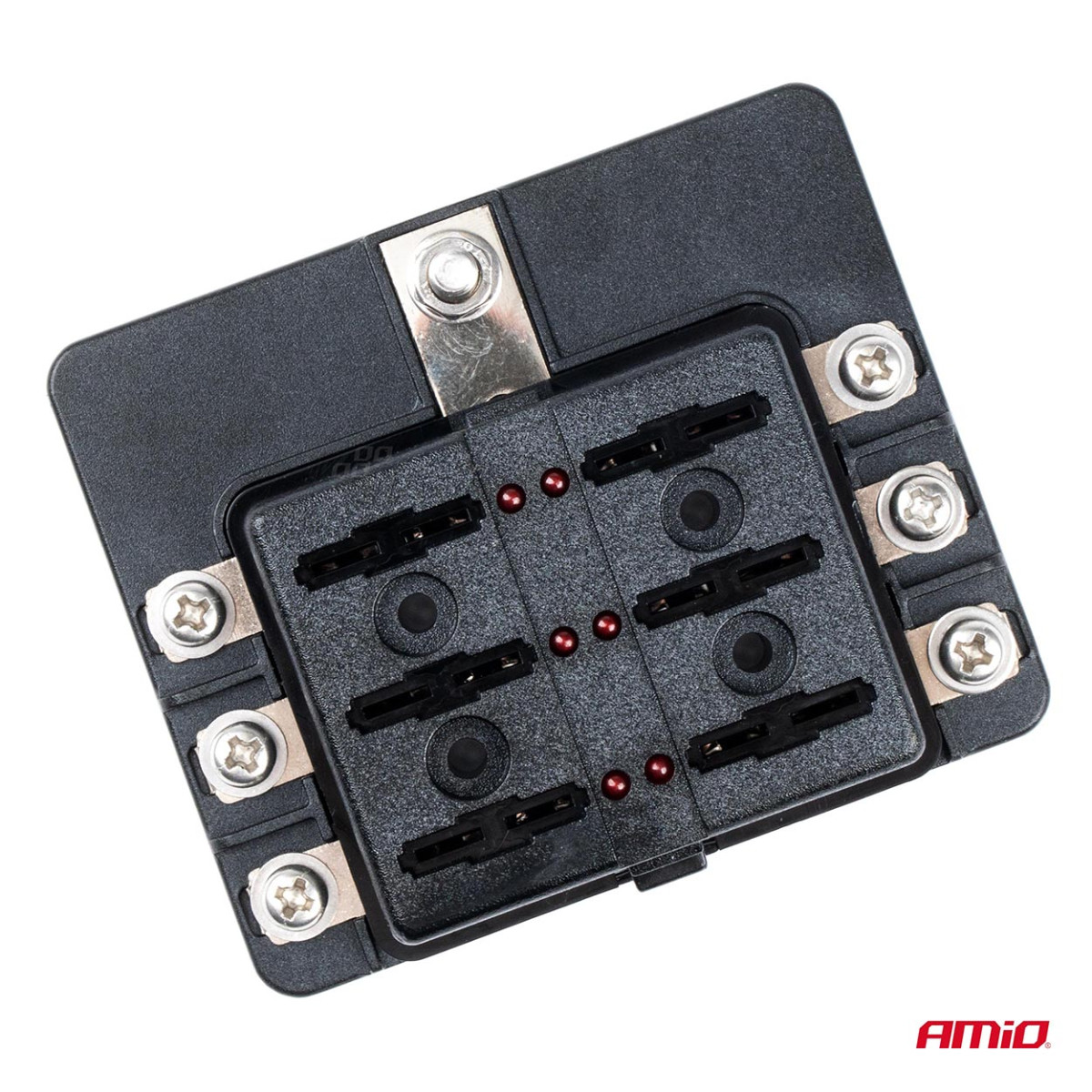 Fuse box, 6-slot with fuses AMIO-03039