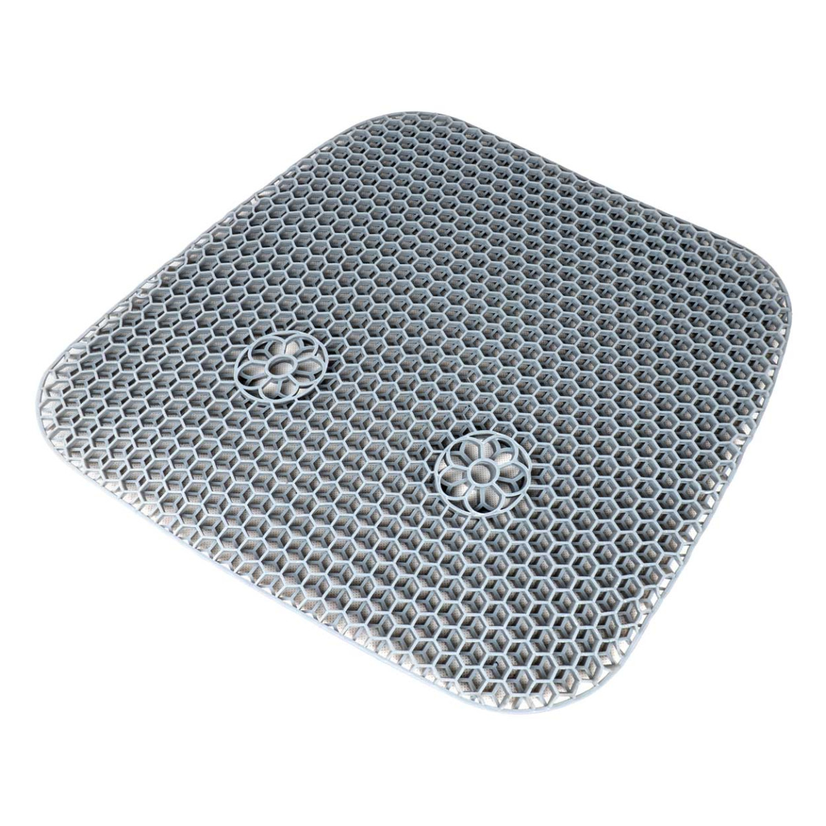 Gel seat cushion, 42.5x40 cm - gray