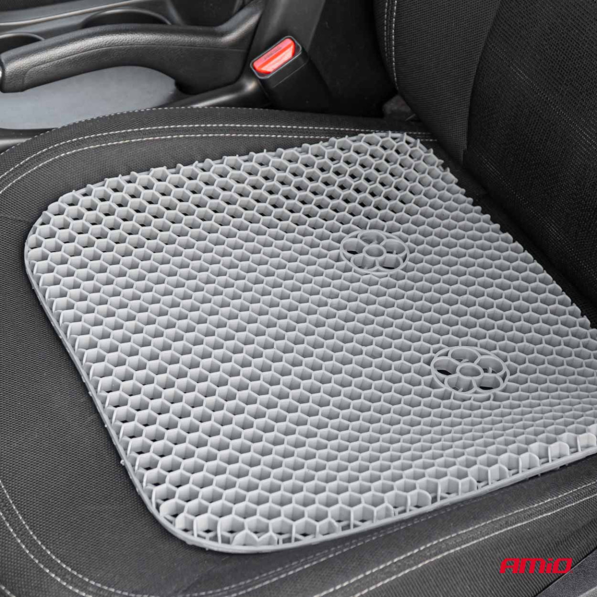 Gel seat cushion, 42.5x40 cm - gray