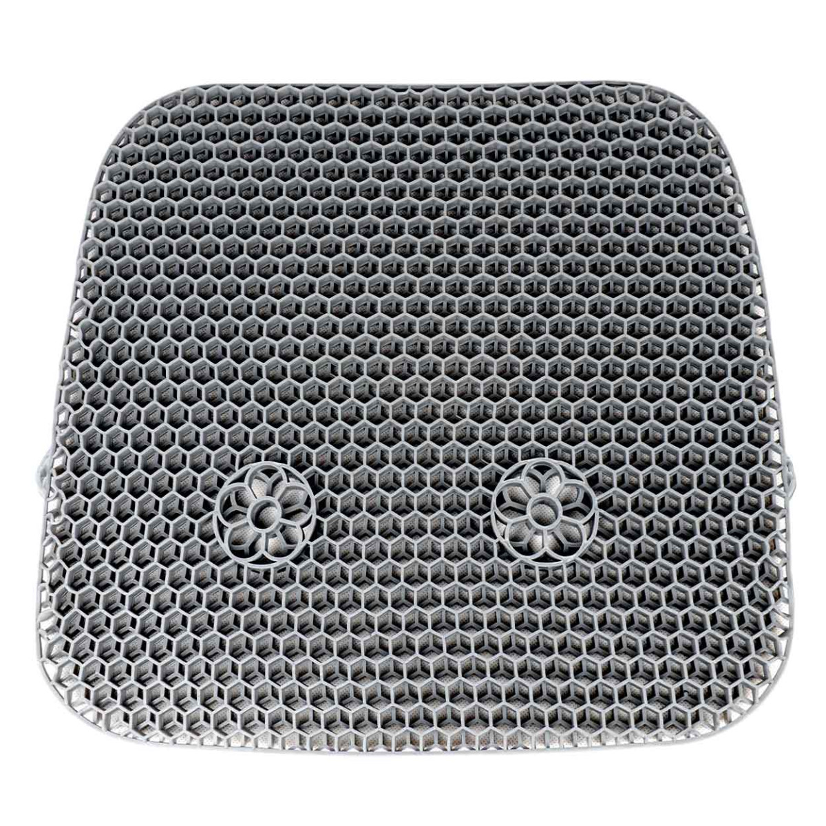 Gel seat cushion, 42.5x40 cm - gray