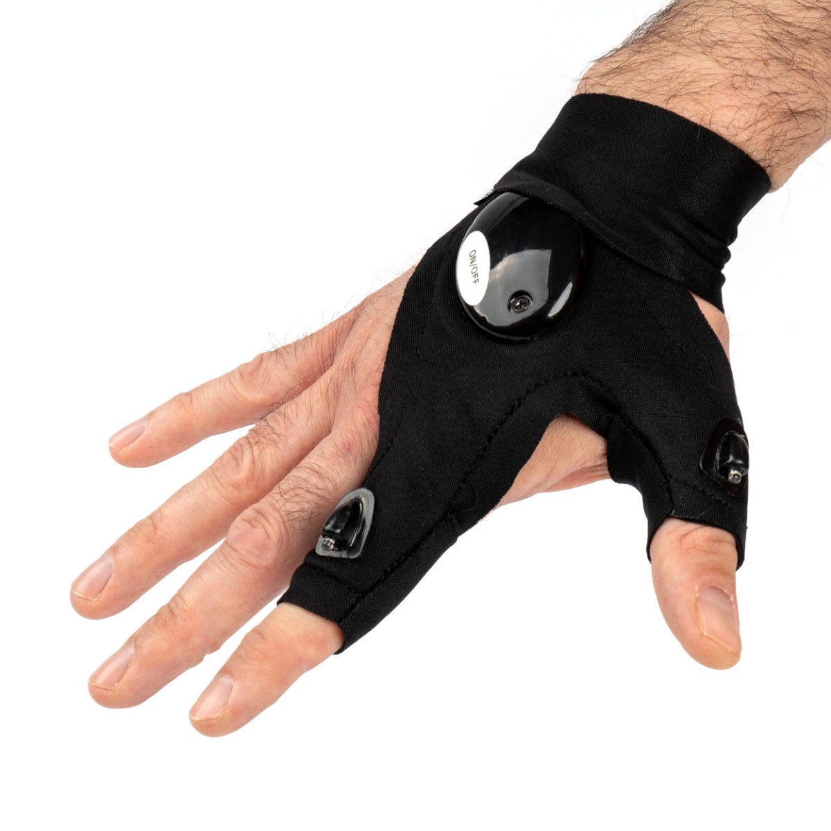 Gloves with LED light, 2 pcs.