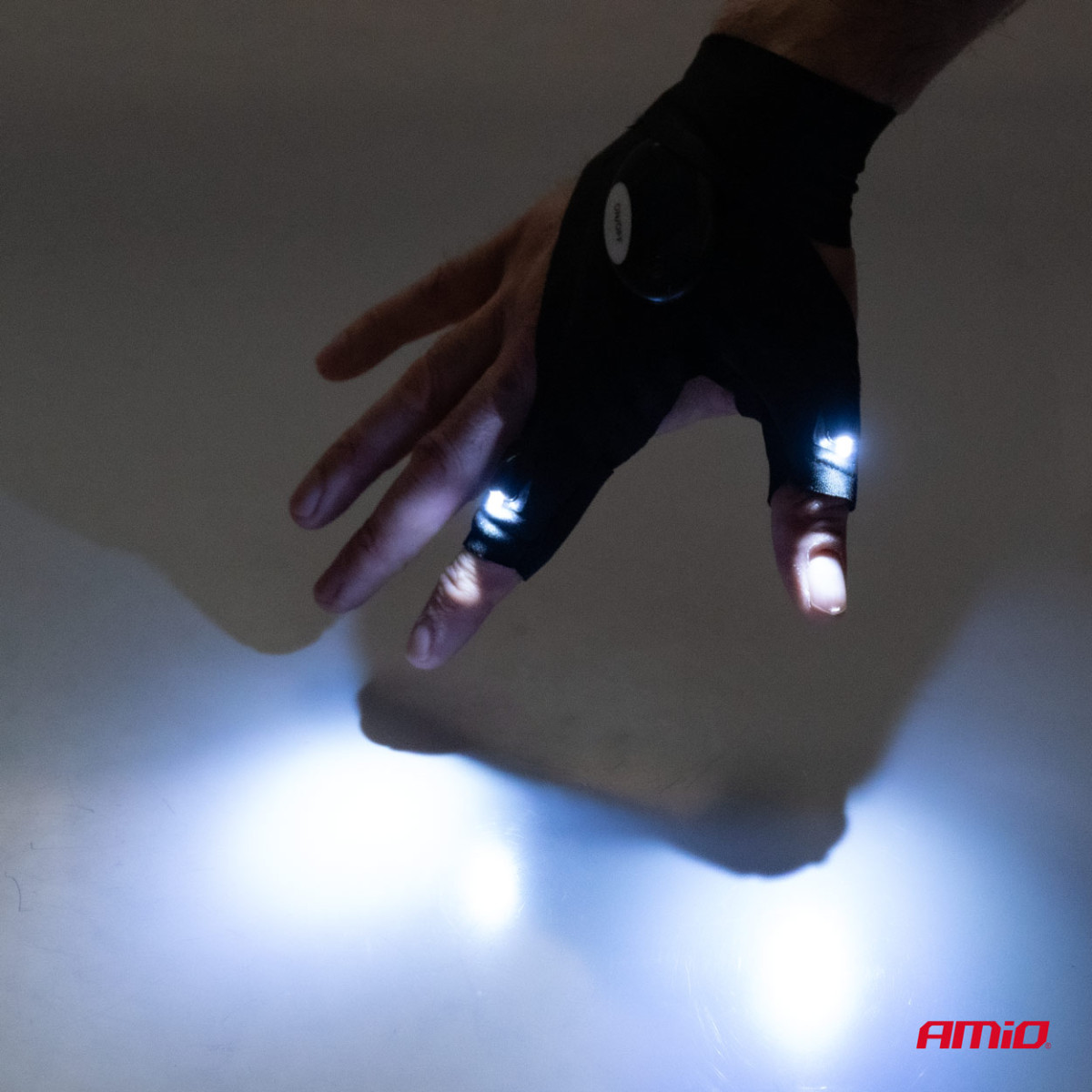 Gloves with LED light, 2 pcs.