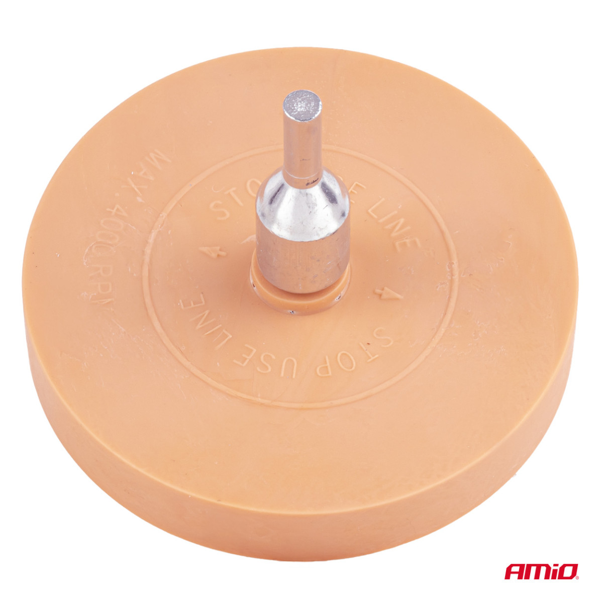 Rubber adhesive removal disc, 88 mm AMIO-04926