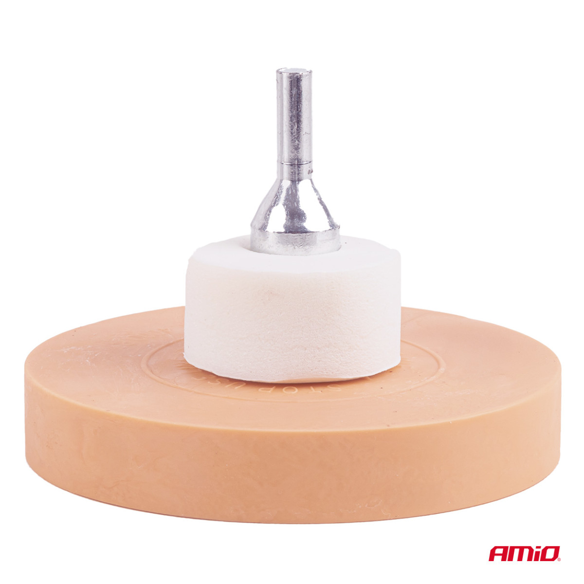 Rubber adhesive removal disc, 88 mm AMIO-04926