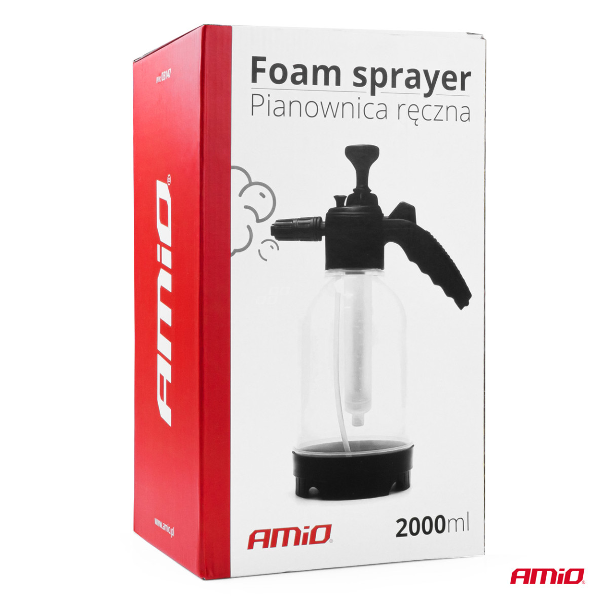 Manual foam sprayer, pressurized, 2 L
