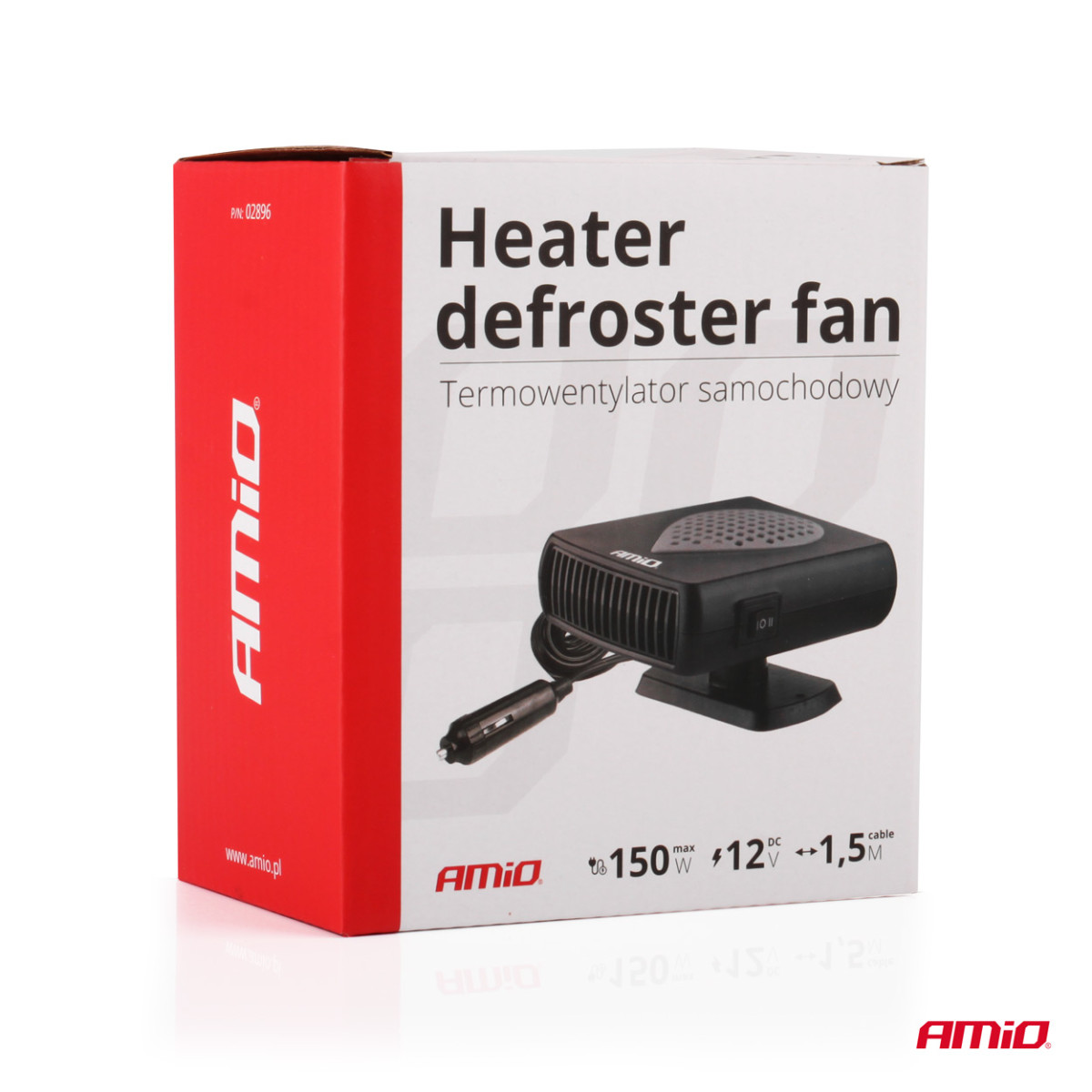 Car heater with fan 12V 150W AMIO-02896
